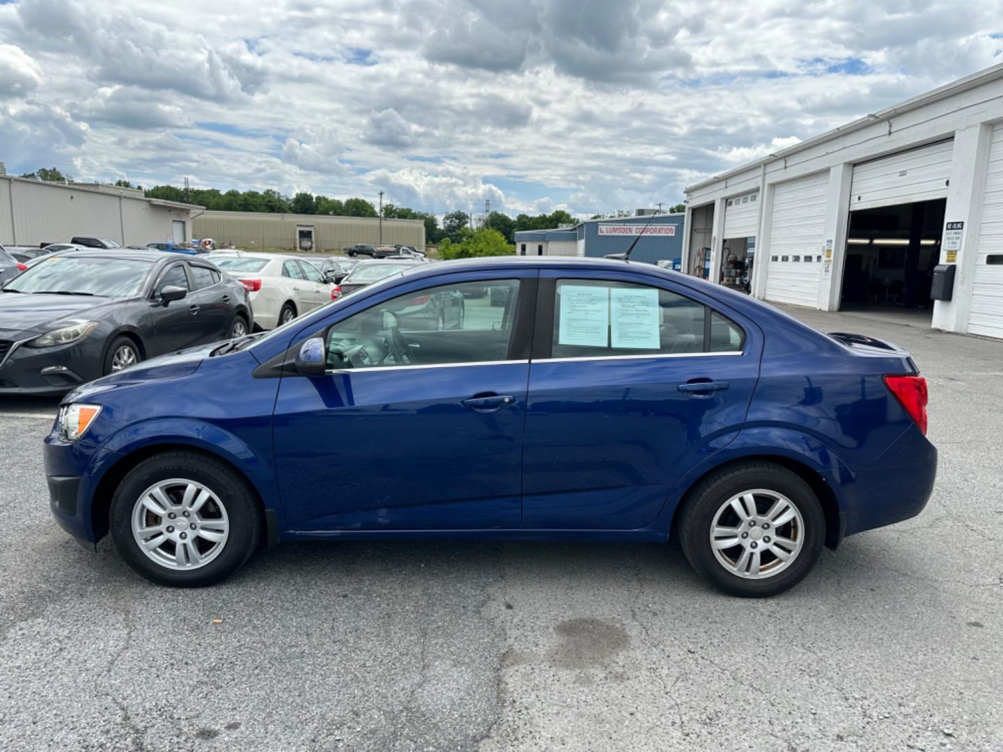 2013 BLUE Chevrolet Sonic LT Auto Sedan (1G1JC5SG7D4) with an 1.8L L4 DOHC 24V engine, 6-Speed Automatic transmission, located at 1254 Manheim Pike, Lancaster, PA, 17601, (717) 393-9133, 40.062870, -76.323273 - Photo#7